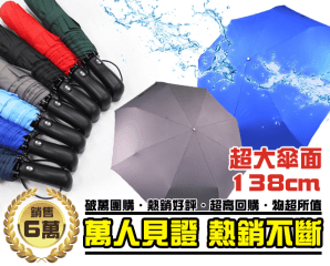 超大無敵時尚自動開收傘