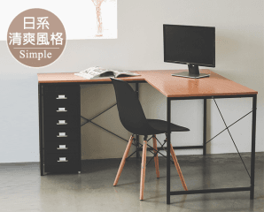 台灣製簡約工作桌櫃組