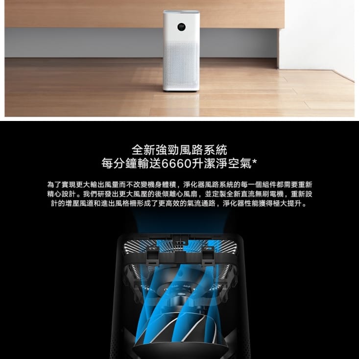【小米】小米空氣淨化器 3 空氣清淨機