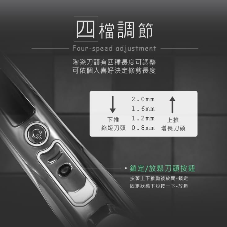 【HANLIN】數位新手USB電動理髮器 ES81L