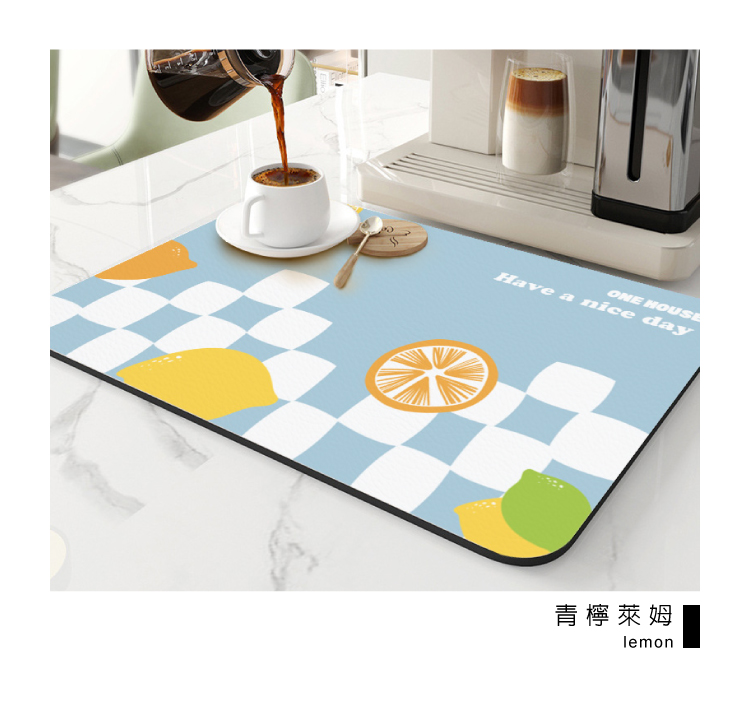 北歐原創珪藻土瀝水軟墊