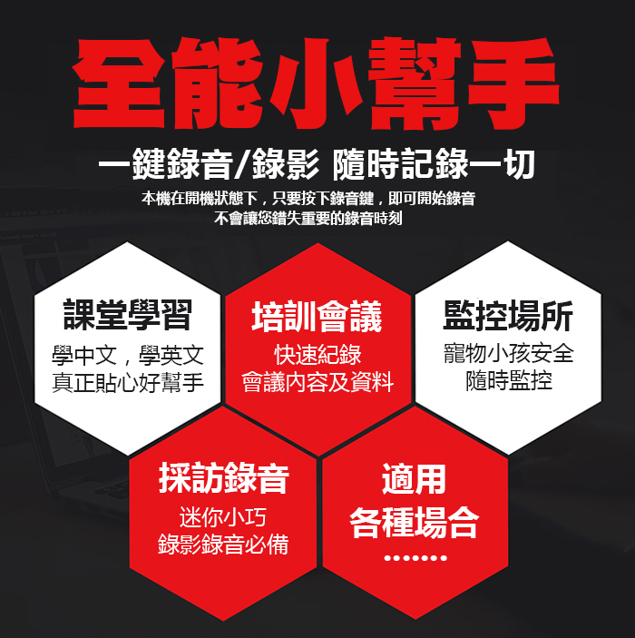 【ifive】磁吸式1080P密錄高畫質隨身錄影音器