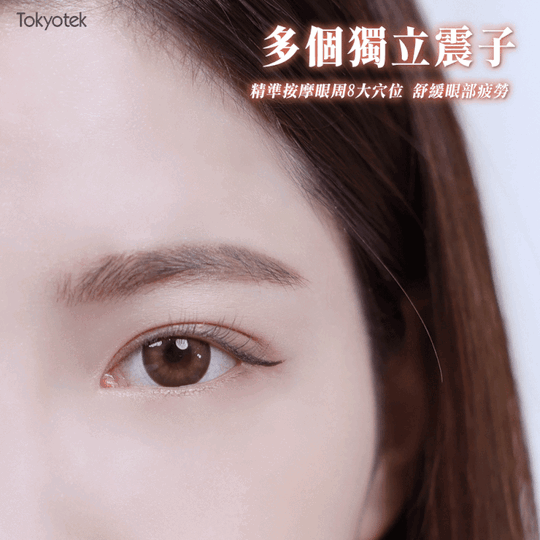 【東京電通】可視化眼部熱敷按摩器