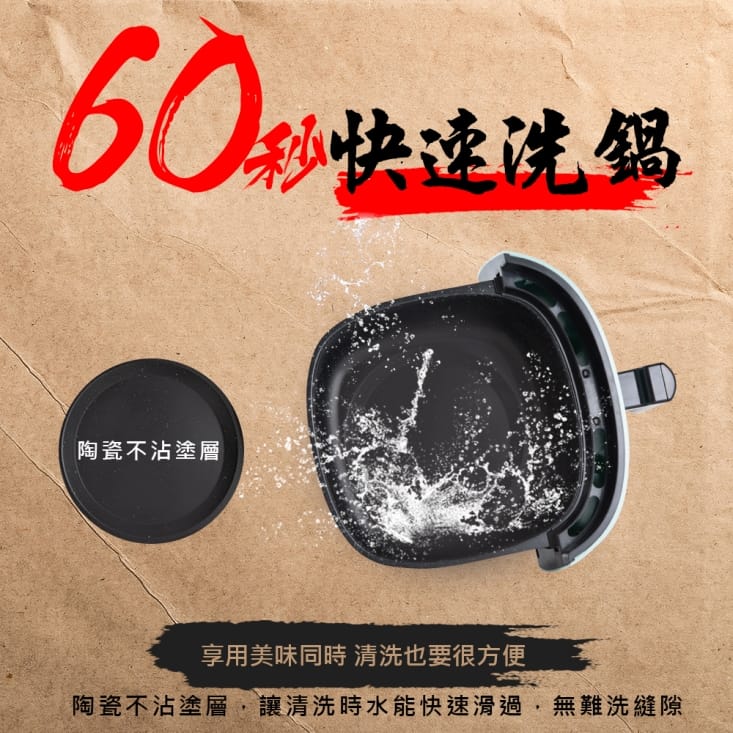 安晴Anqueen 健康減油氣炸鍋4L(AQ-P19)湖水綠1入【小三美日】空運