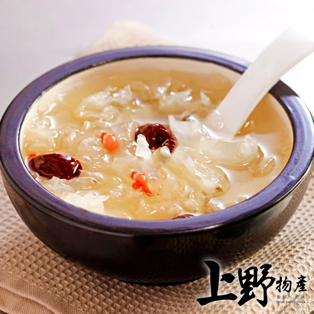 【上野物產】清甜銀耳蓮子湯(500g±10%/包)