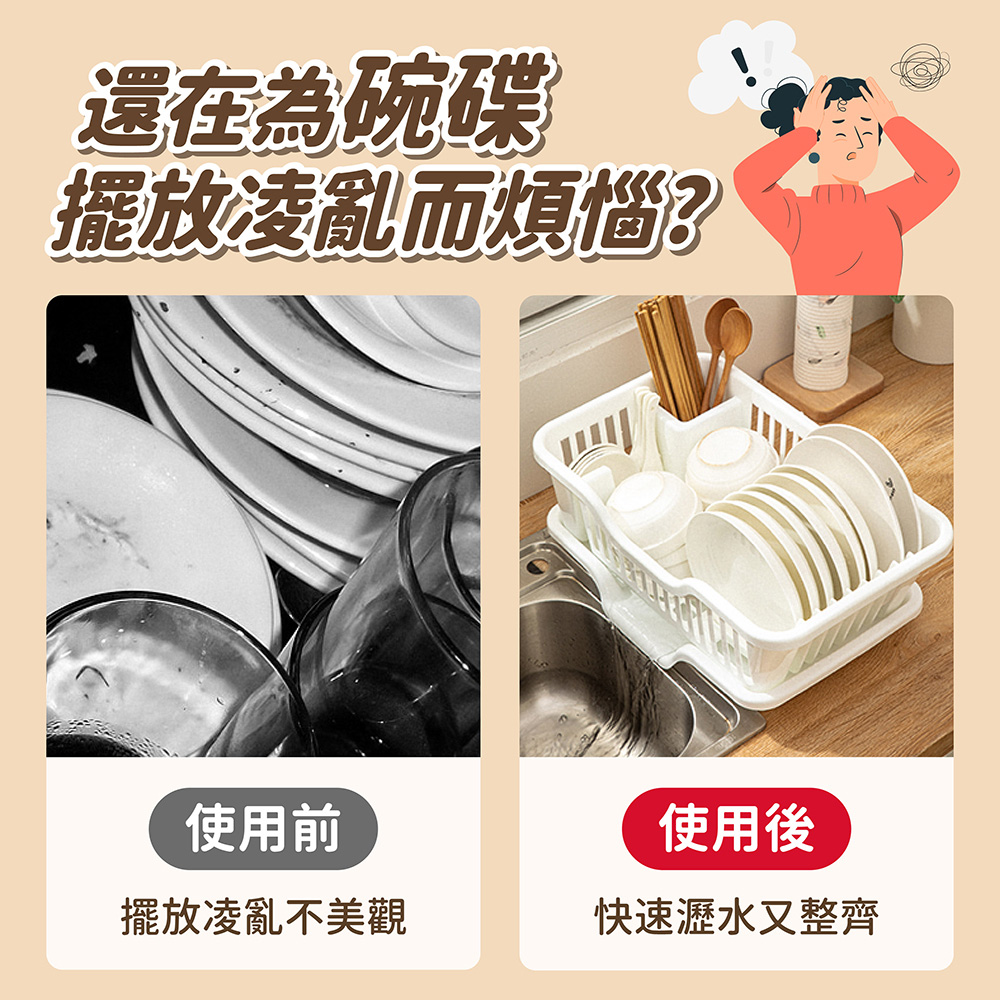 廚房瀝水架 碗盤瀝水架 餐具瀝水籃 收納籃