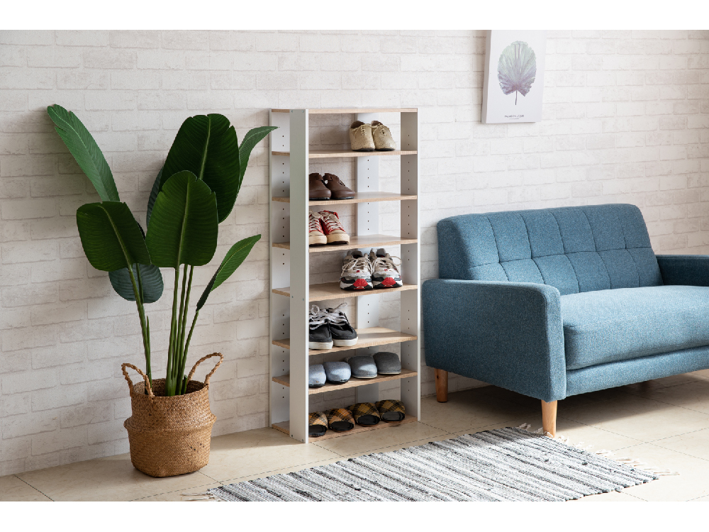 【TZUMii】易組裝七層鞋櫃/鞋架