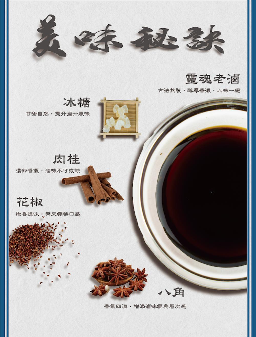 【葉宅】祖傳老滷豬腳六入(1300g)