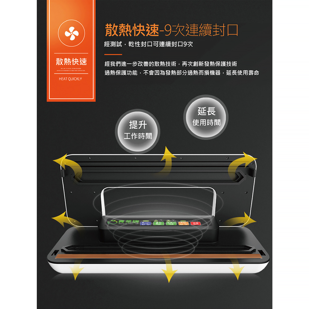 【青葉牌】W300 全自動真空封口機 紋路袋專用(公司貨)