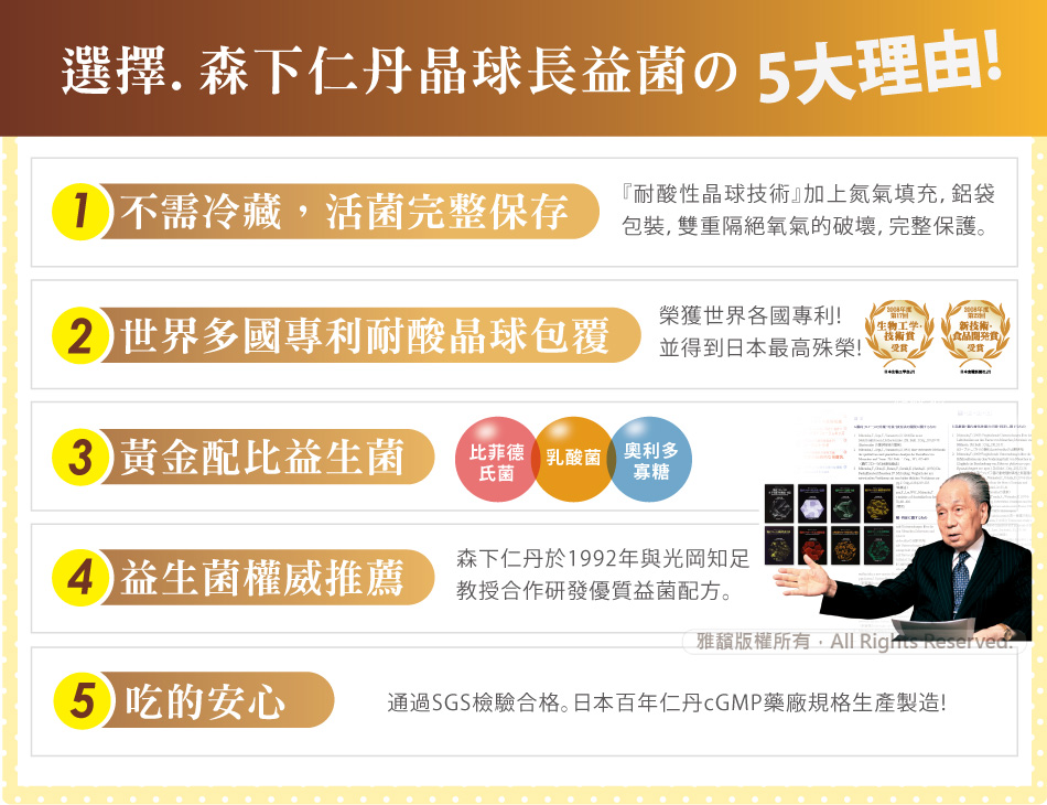 森下仁丹 100+10晶球長益菌-頂級版(30包)