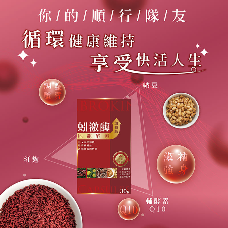 蚓激酶地龍酵素複方膠囊