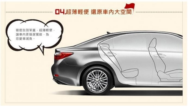 立體冰絲防滑汽車坐墊(後座)