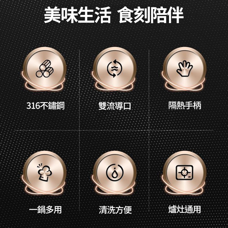 316不銹鋼加長手柄淋油小鍋