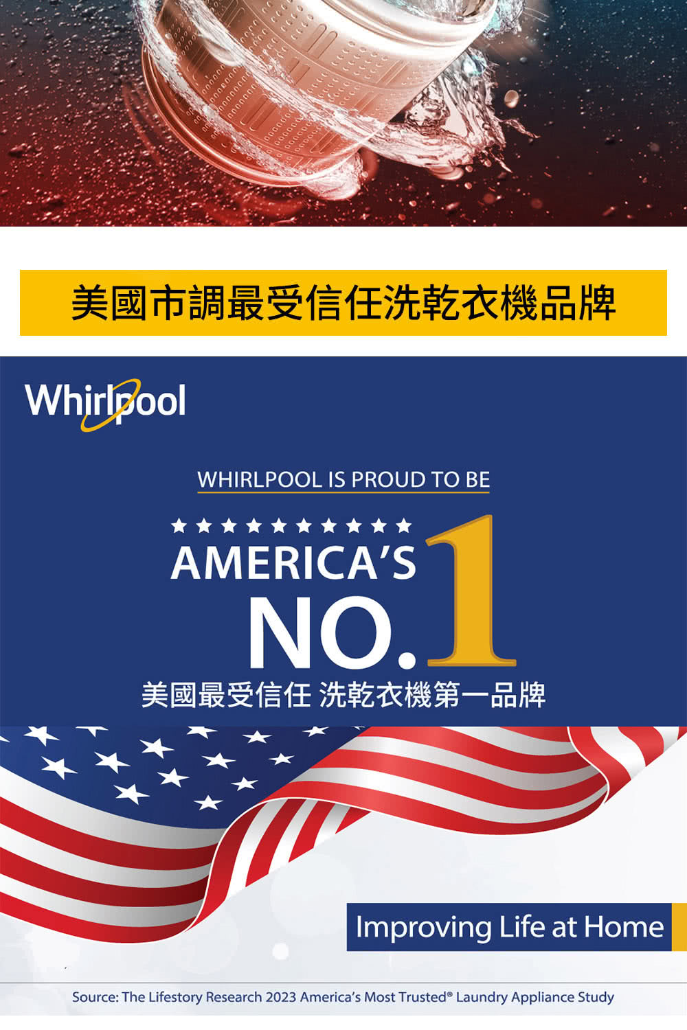【Whirlpool 惠而浦】8TWFW8620HW 家電速配17公斤 Load & Go蒸氣洗變頻滾筒洗衣機 (含基本安裝)