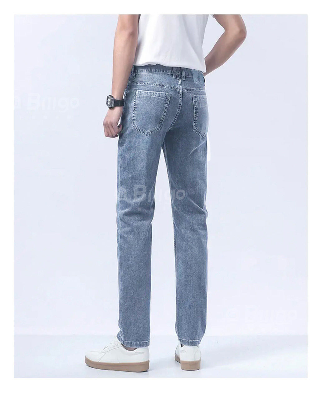 柔棉涼感天絲牛仔褲