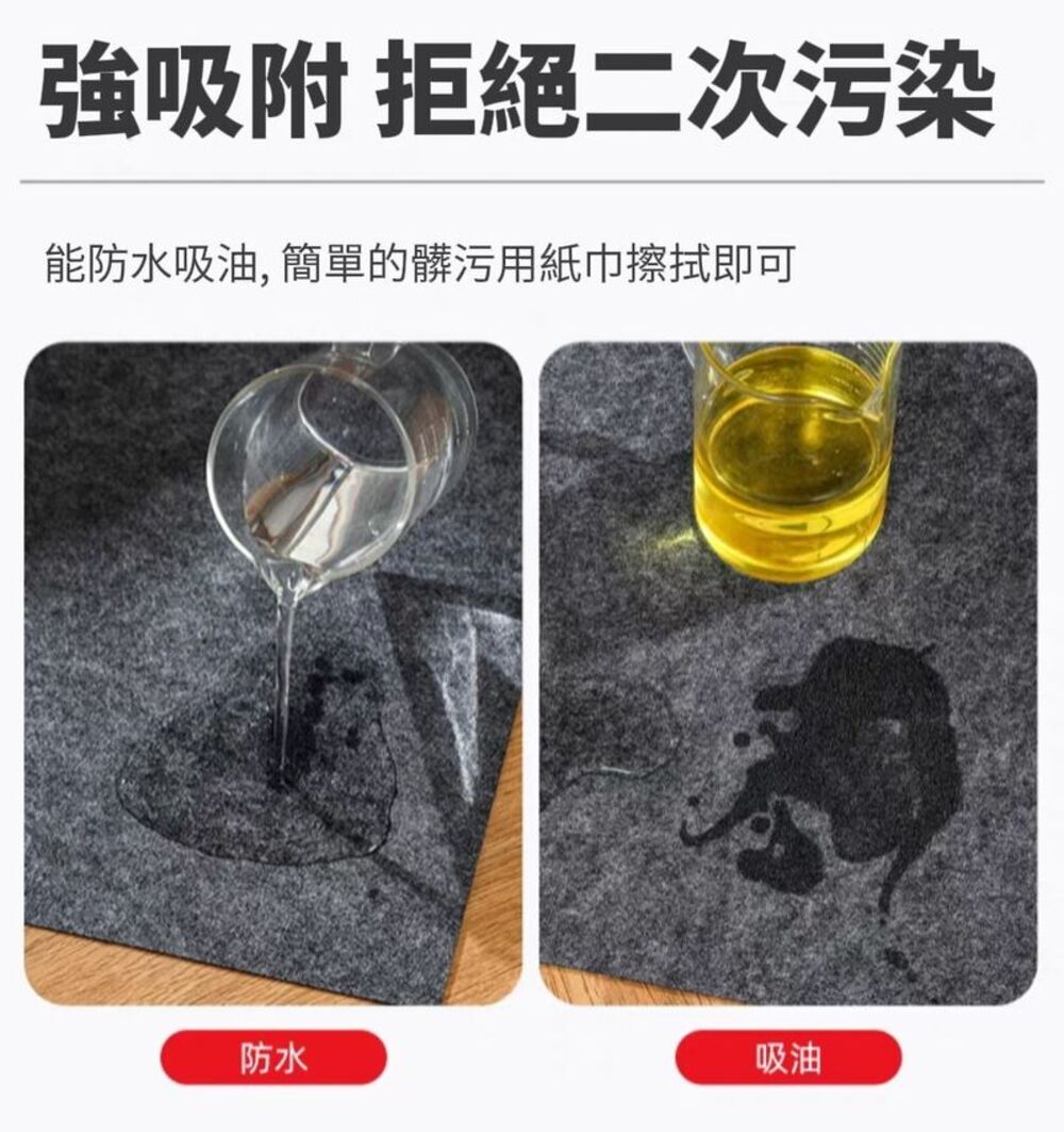 【Purelace】秒清版一次性防污地墊 免清洗更省力 廚房客廳 玄關門口