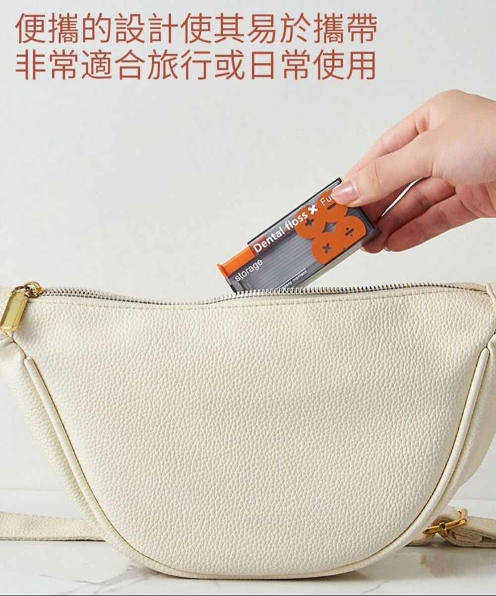 【Flossio】自動出線牙線盒 自動彈出 口腔清潔