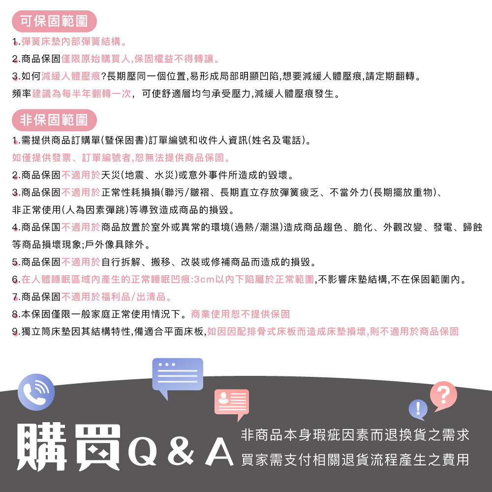 【BEST寢飾】浮力記憶獨立筒床墊 7層機能設計 單人 雙人 加大 特大 防水表布 兒童床墊