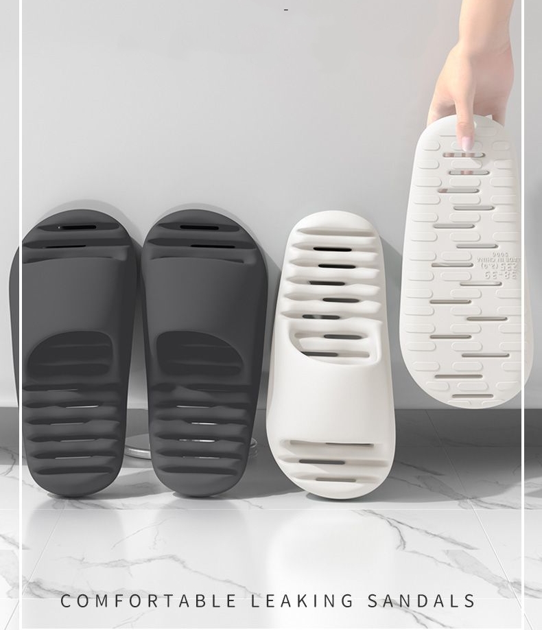情侶浴室漏水速乾鏤空浴室室內拖鞋