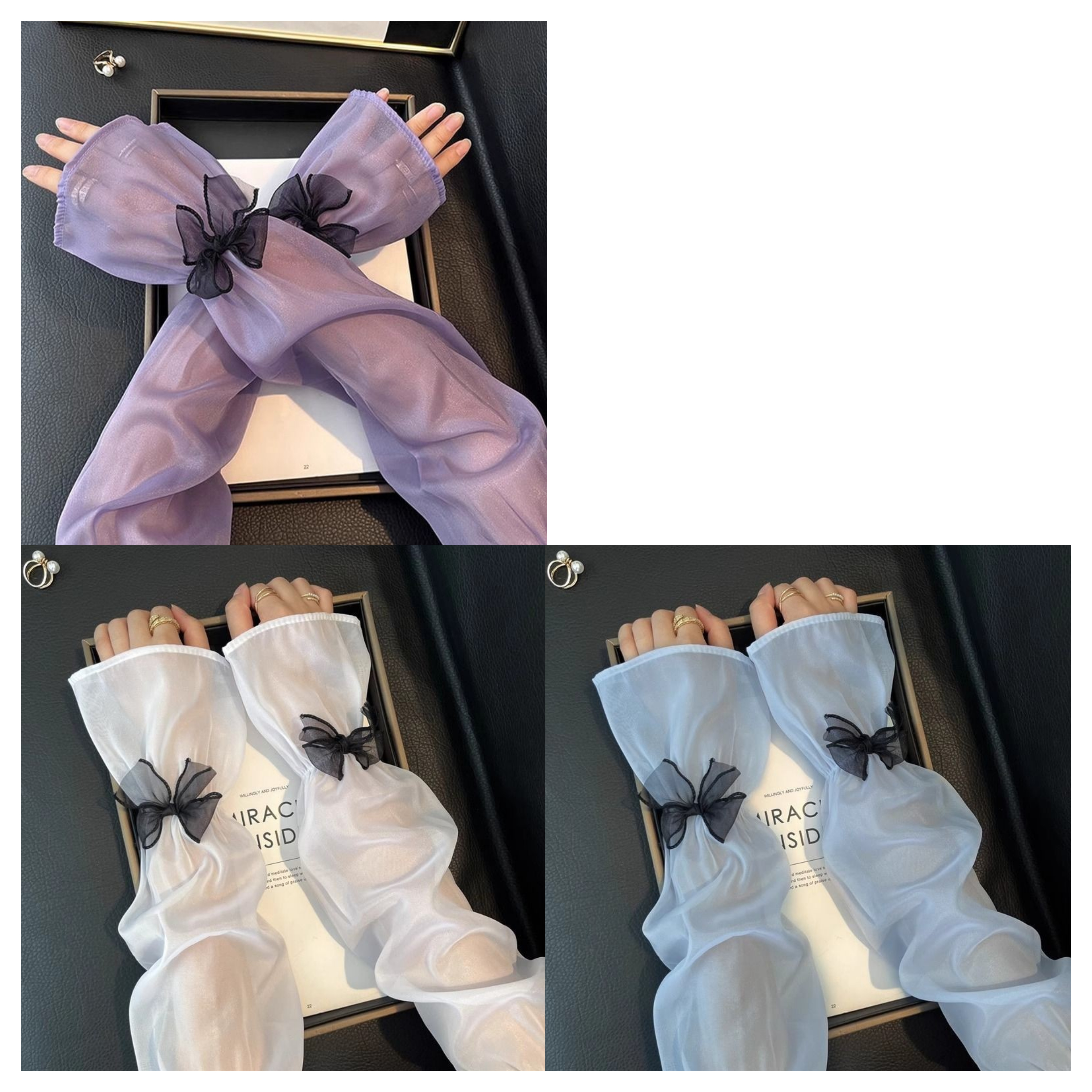 冰絲防曬蝴蝶仙女防紫外線手袖袖套