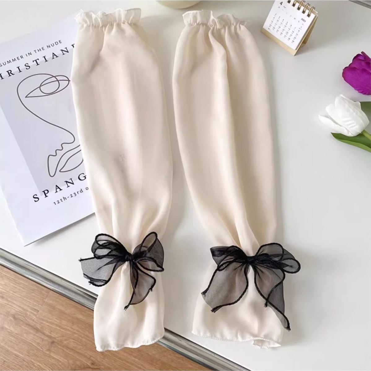 冰絲防曬蝴蝶仙女防紫外線手袖袖套