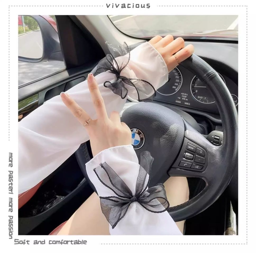 冰絲防曬蝴蝶仙女防紫外線手袖袖套