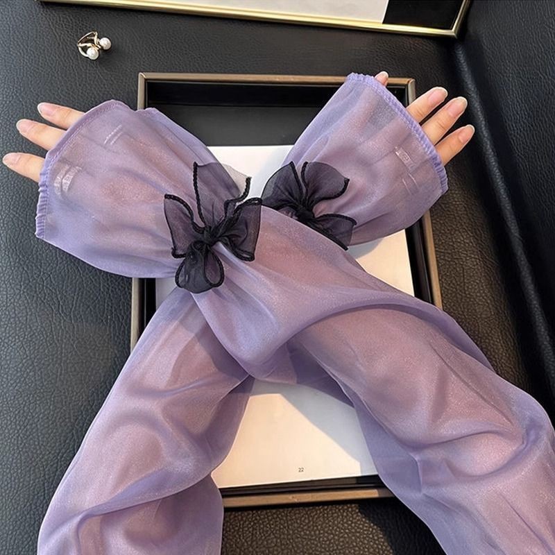 冰絲防曬蝴蝶仙女防紫外線手袖袖套