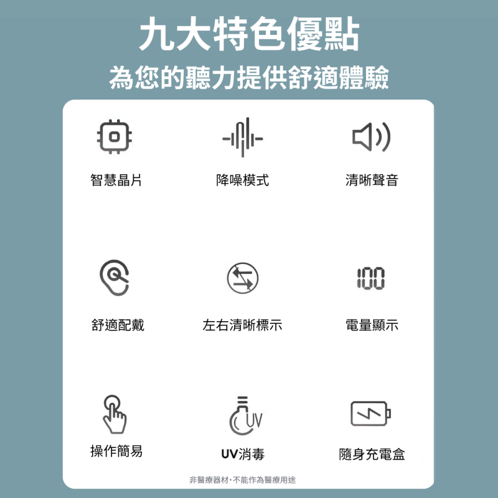 Osmile HW-UA1 銀髮 輔聽耳機 RZ (福利機)