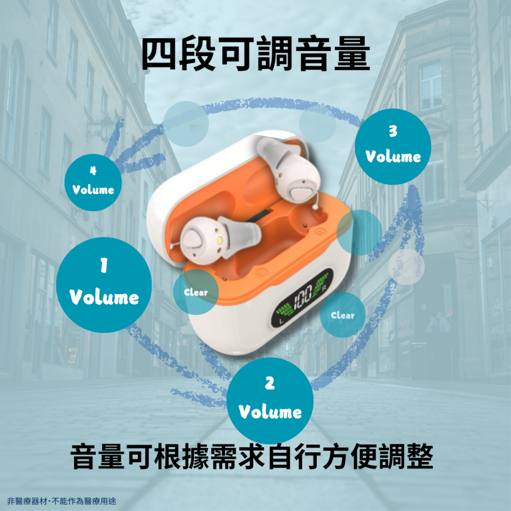 Osmile HW-UA1 銀髮 輔聽耳機 RZ (福利機)