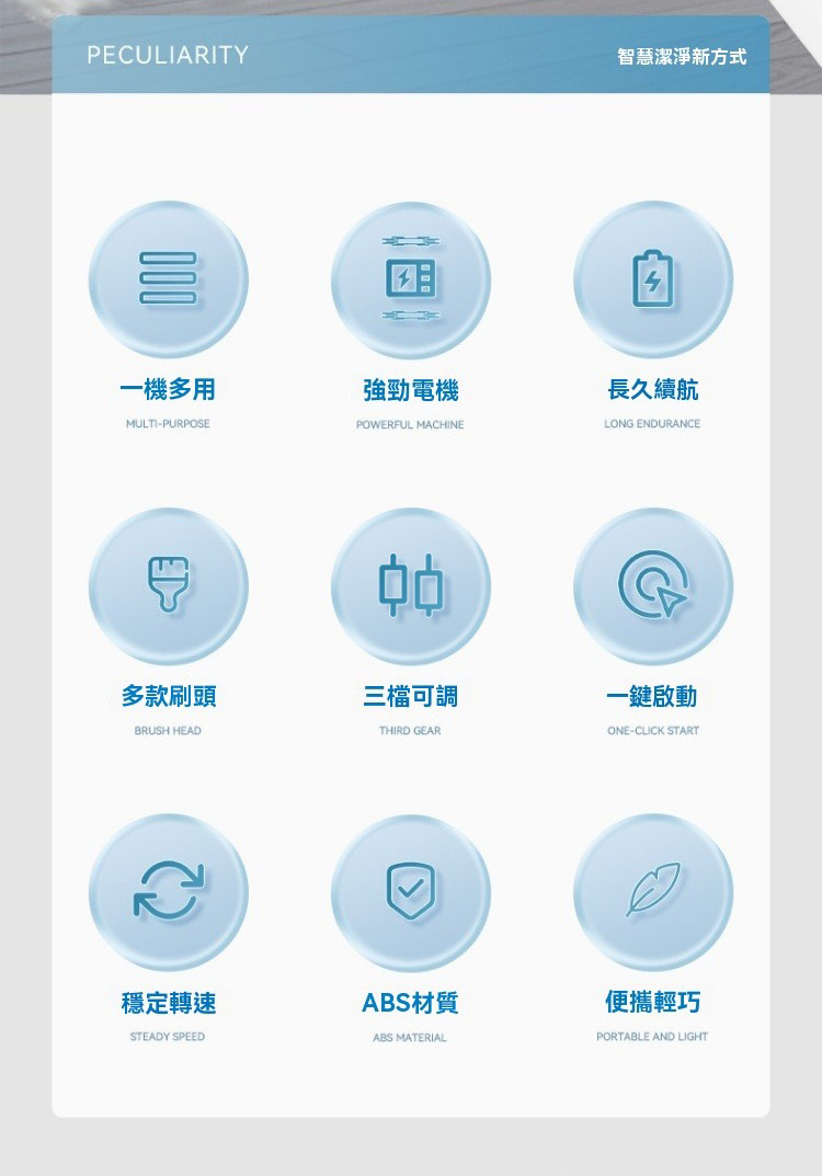 防水無線電動清潔刷 地板 紗窗 天花板 廚房 浴室 玻璃