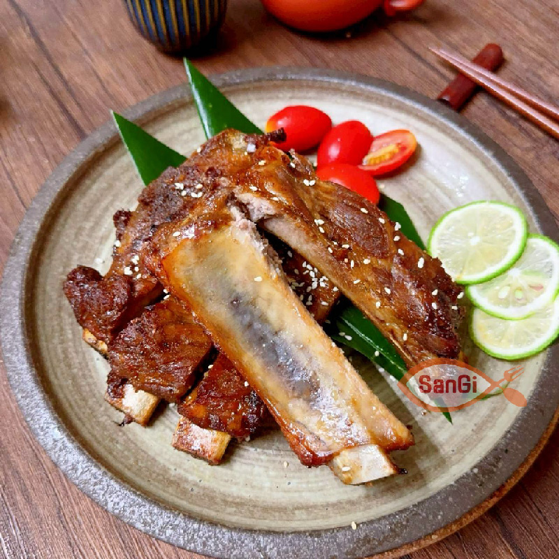 【賣魚的家】青檸蒜香豬肋排400g