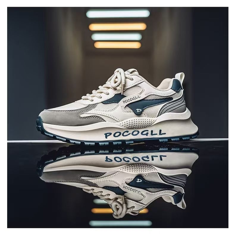 夏季透氣防臭港風復古老貼爹潮男鞋