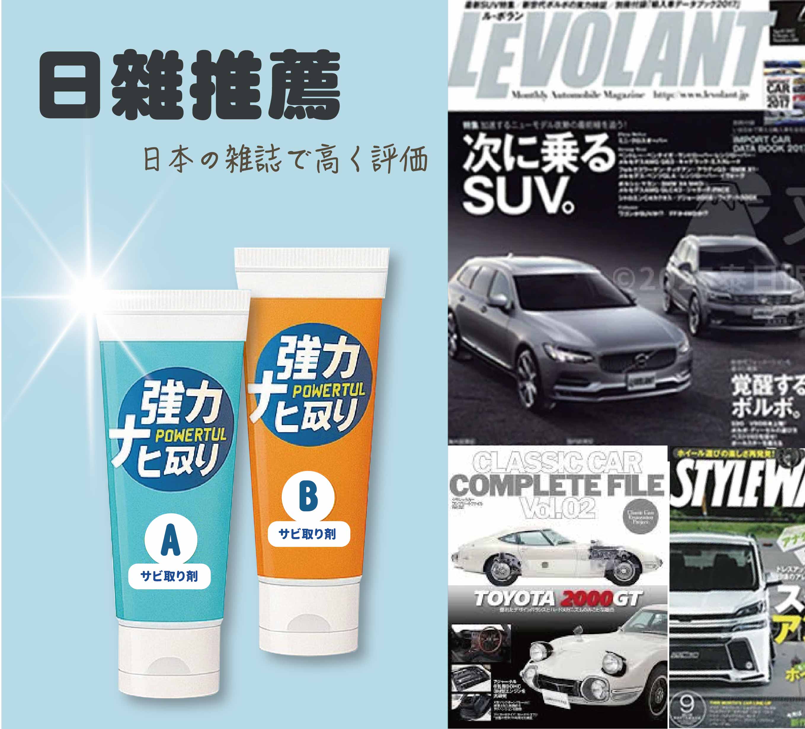 《台灣製造》汽車抗氧除痕劑