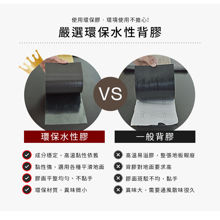 自黏式PVC加厚款木紋地板貼-34色 免加工使用 裝潢 木紋地板 簡易操作 塑膠地板