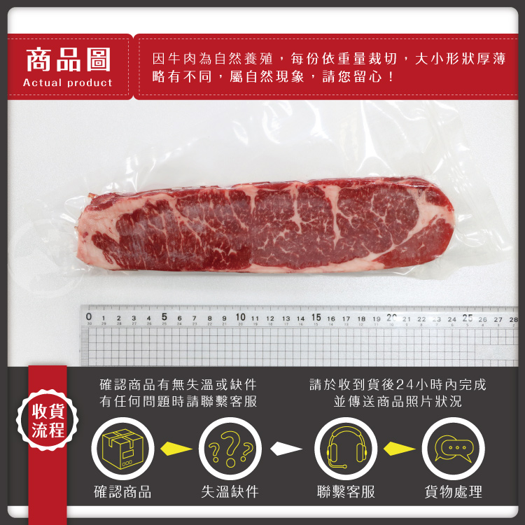 【勝崎生鮮】美國CAB黑安格斯霜降翼板小排~厚切200g