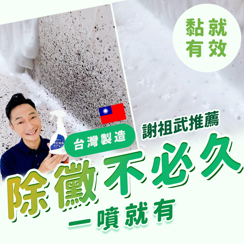 【台灣製造】MIT 除霉慕斯 垢垢落 1+1 組合