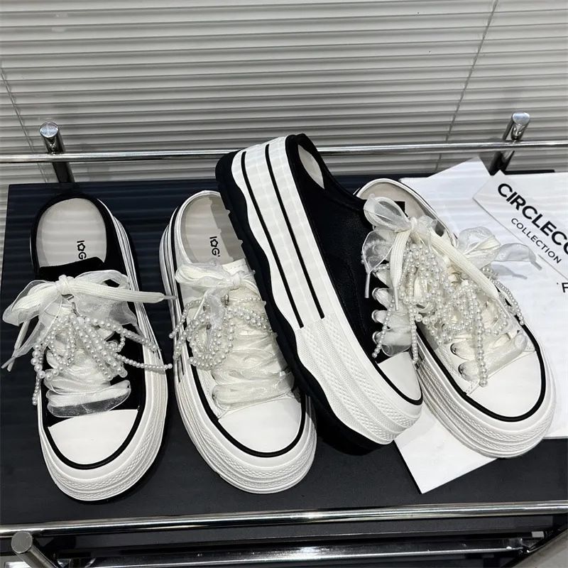 萬搭厚底魔術拉長腿老爹休閒女鞋