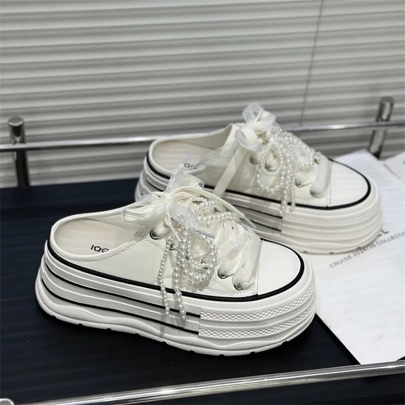 萬搭厚底魔術拉長腿老爹休閒女鞋