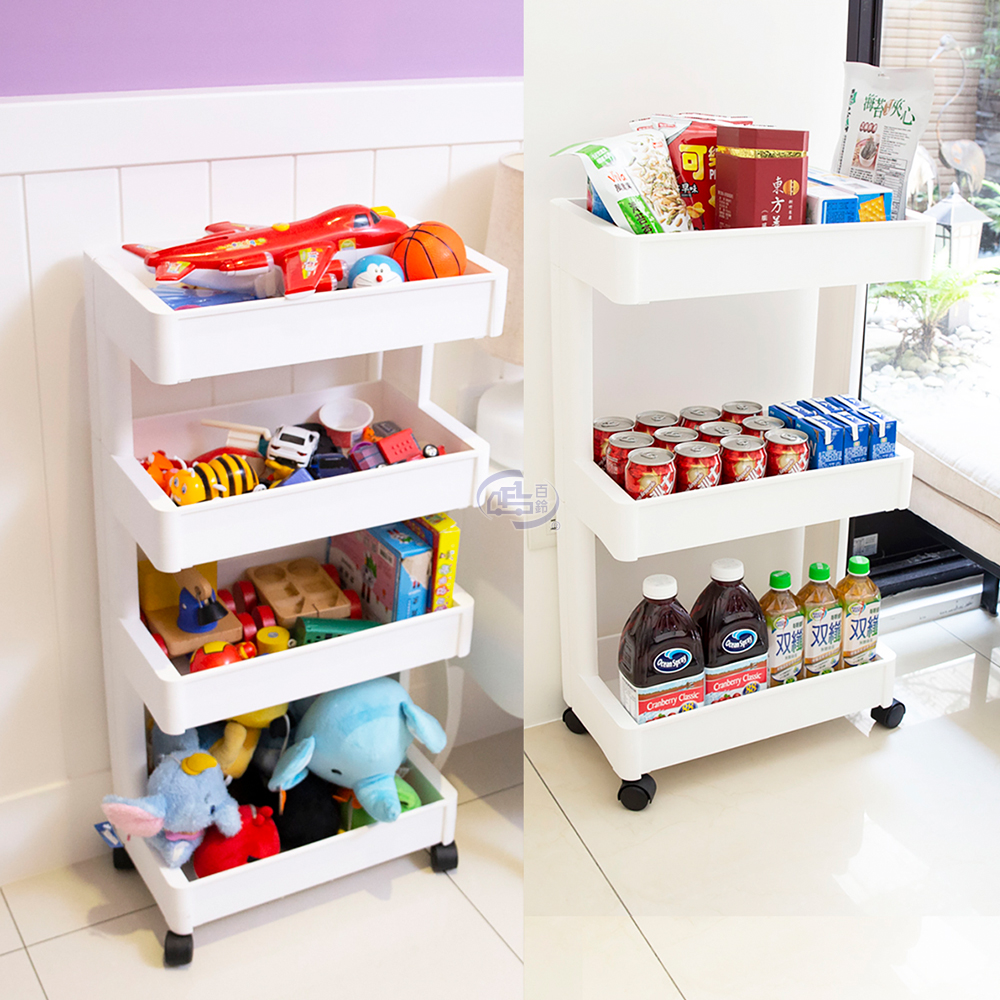 【百鈴】卡豪收靈活可移動單邊置物架