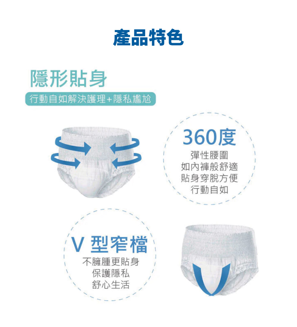 (2409常態)【包寧安】活力 復健 易拉褲(內褲型紙尿褲)