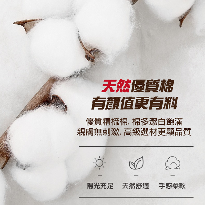 7A抗菌精梳棉中筒吸汗透氣襪子5入組