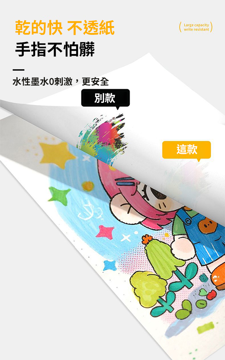 萬用桶裝120色丙烯馬克筆