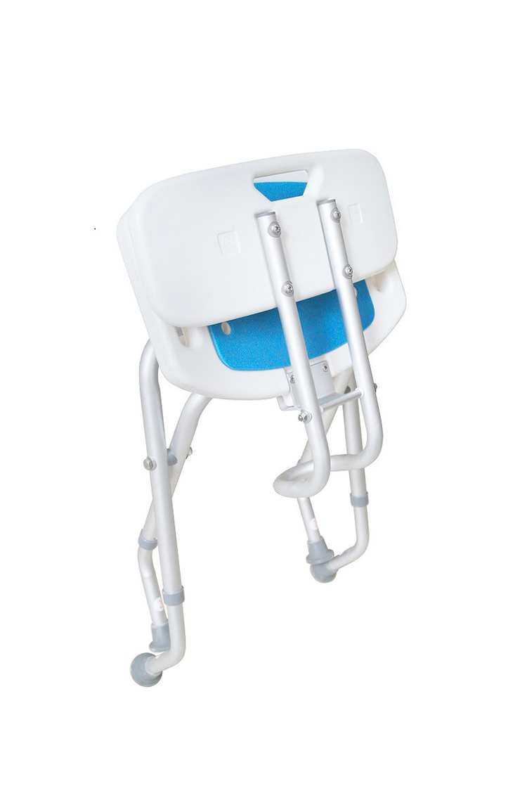 可折疊收納靠背款洗澡椅 浴室 老人 孕婦 收納