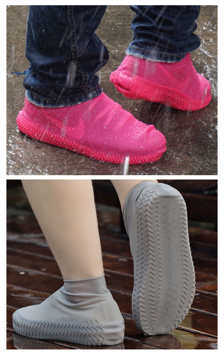 輕薄便攜矽膠防水防滑鞋套 雨鞋套 矽膠鞋套 防水鞋套 防滑耐磨 雨季必備