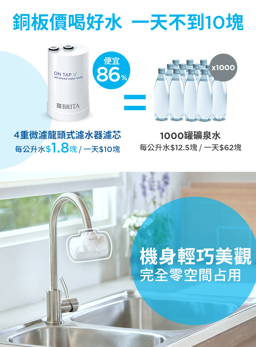 BRITA OnTap 龍頭式濾水器