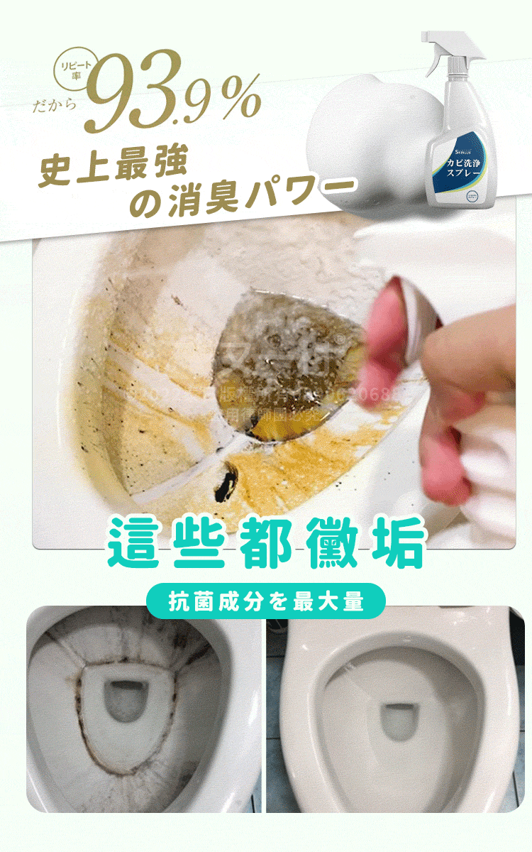 【台灣製造】MIT除霉噴霧 除黴慕斯 除霉