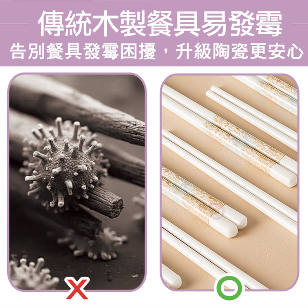 【德昌】青花瓷陶瓷筷匙組