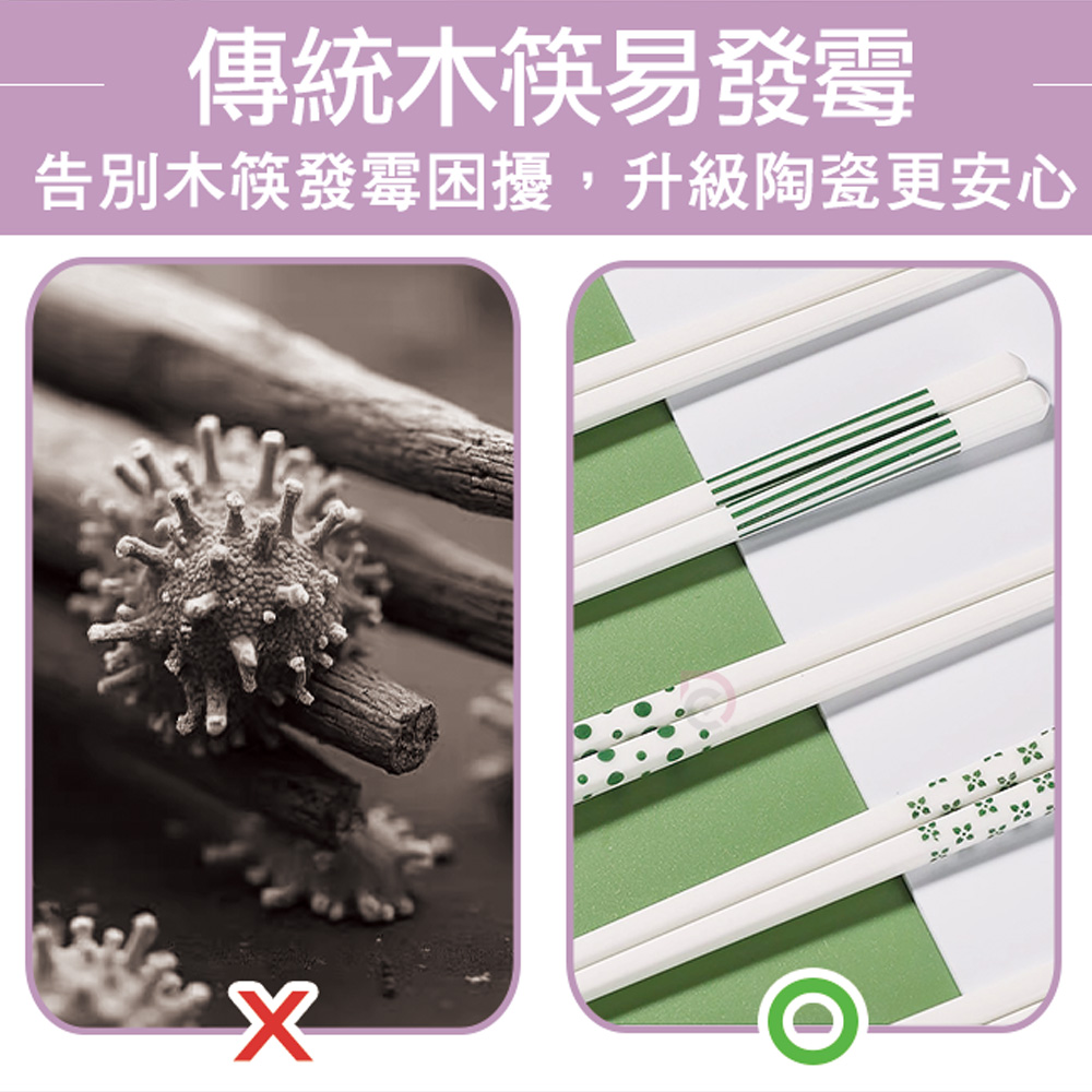 【德昌】森活幾何陶瓷筷