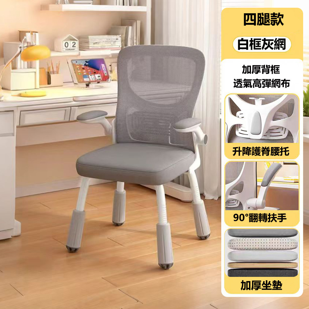 【E家工廠】升降學習椅 電腦椅 成長學習椅 人體工學椅 學習椅 486