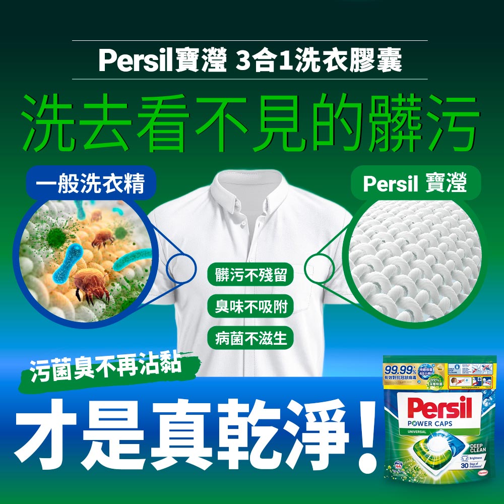 【Persil 寶瀅】三合一洗衣膠囊箱購